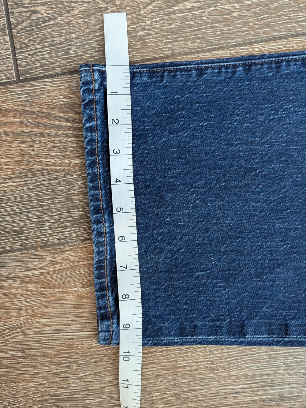 J. Crew Curvy Full Length Wide Leg Jean Button Fly Dark Wash Size 31 Tall - Picture 16 of 16